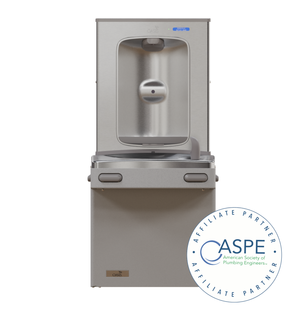 OASIS Michigan Filter First-compliant bottle filling station.