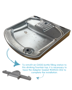 NEW Retrofit Bottle Filler Adapter, Stainless Steel Alcove