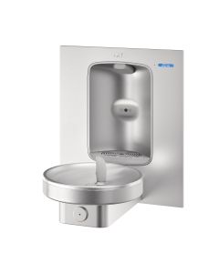 Radii Fountain w/ Integrated Electronic Bottle Filler, Stainless Steel Alcove, Non-Refrigerated