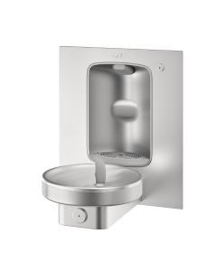Radii Fountain w/ Integrated Sports Bottle Filler, Stainless Steel Alcove, Non-Refrigerated
