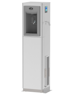 Outdoor, Free-Standing Contactless Bottle Filler with Quasar UVC-LED, Refrigerated 