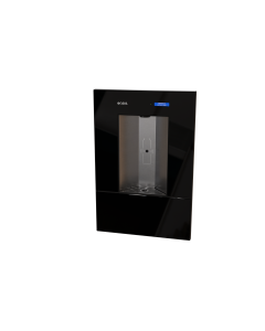 In-Wall Contactless QUASAR UV-C Bottle Filler, Non-refrigerated, Total PFAS Filter, Onyx Black Glass