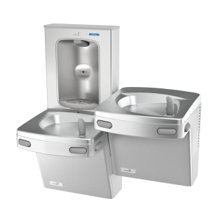 PGEBFSL 507042 Bi-Level Versacooler II w/ Electronic Bottle Filler VersaFiller, Stainless Steel Alcove, Non-Refrigerated