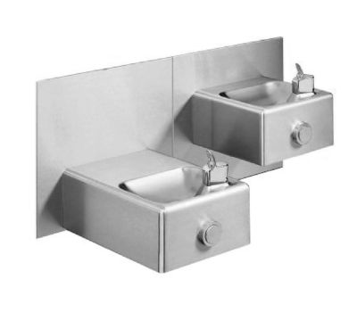 Bi-Level On-A-Wall Fountain, Non-Refrigerated