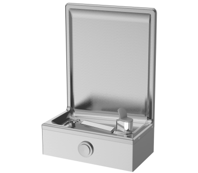 Simulated Semi-Recessed Drinking Fountain, Non-Refrigerated 