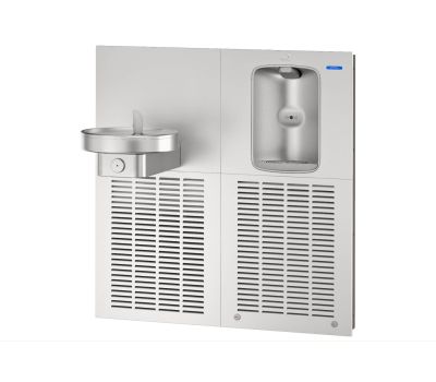 M8EBF NSF-certified water cooler with hands-free bottle filler for public facilities