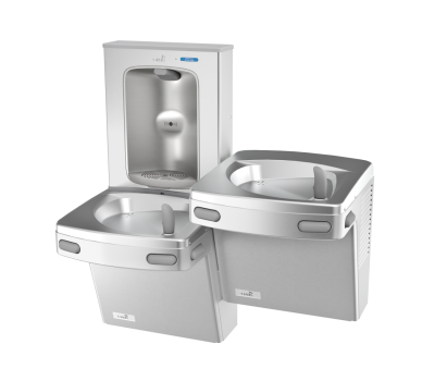 Bi-Level Versacooler II w/ Electronic Bottle Filler VersaFiller, Stainless Steel Alcove, Non-Refrigerated
