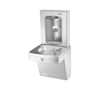 Vandal Resistant Versacooler II w/ Electronic Bottle Filler VersaFiller, Stainless Steel Alcove, Non Refrigerated