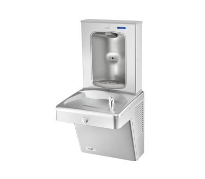 14G Versacooler II w/Vandal Resistant Brass Bubbler and Filtered Electronic Bottle Filler VersaFiller Stainless Steel Alcove, Refrigerated, Pharmaceuticals Filter