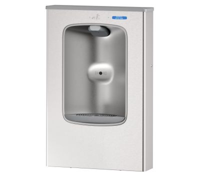 Surface Mounted, Electronic Bottle Filler Stainless Steel Alcove