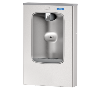 Surface Mounted QUASAR Electronic Bottle Filler Stainless Steel Alcove