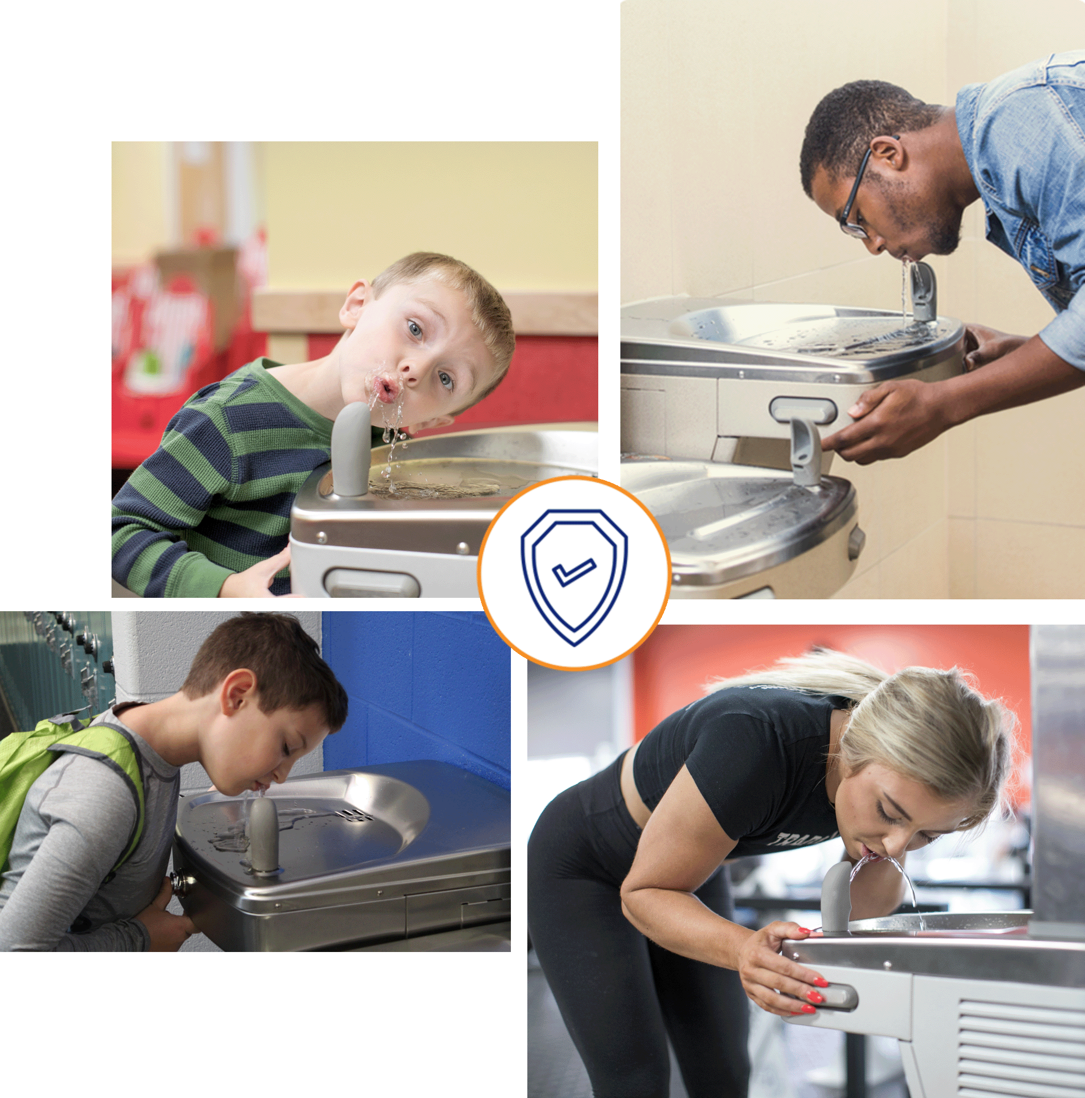 OASIS Michigan Filter First-compliant bottle filling station.